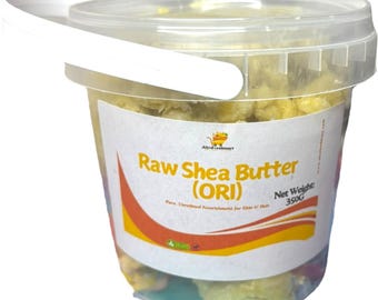Raw African Shea Butter Ori: Unrefined Skin & Hair Nourishment (350G)