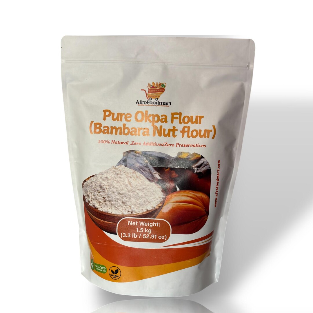 Authentic Nigerian Okpa Flour (bambara Nut) - Pure Natural Ingredient ...