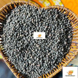 Whole Uziza Seeds| | Piper Guineense | whole , 100% Natural | West African Black Pepper Ashanti, Benin, Edo, False Cubeb Spice Kabab Chini