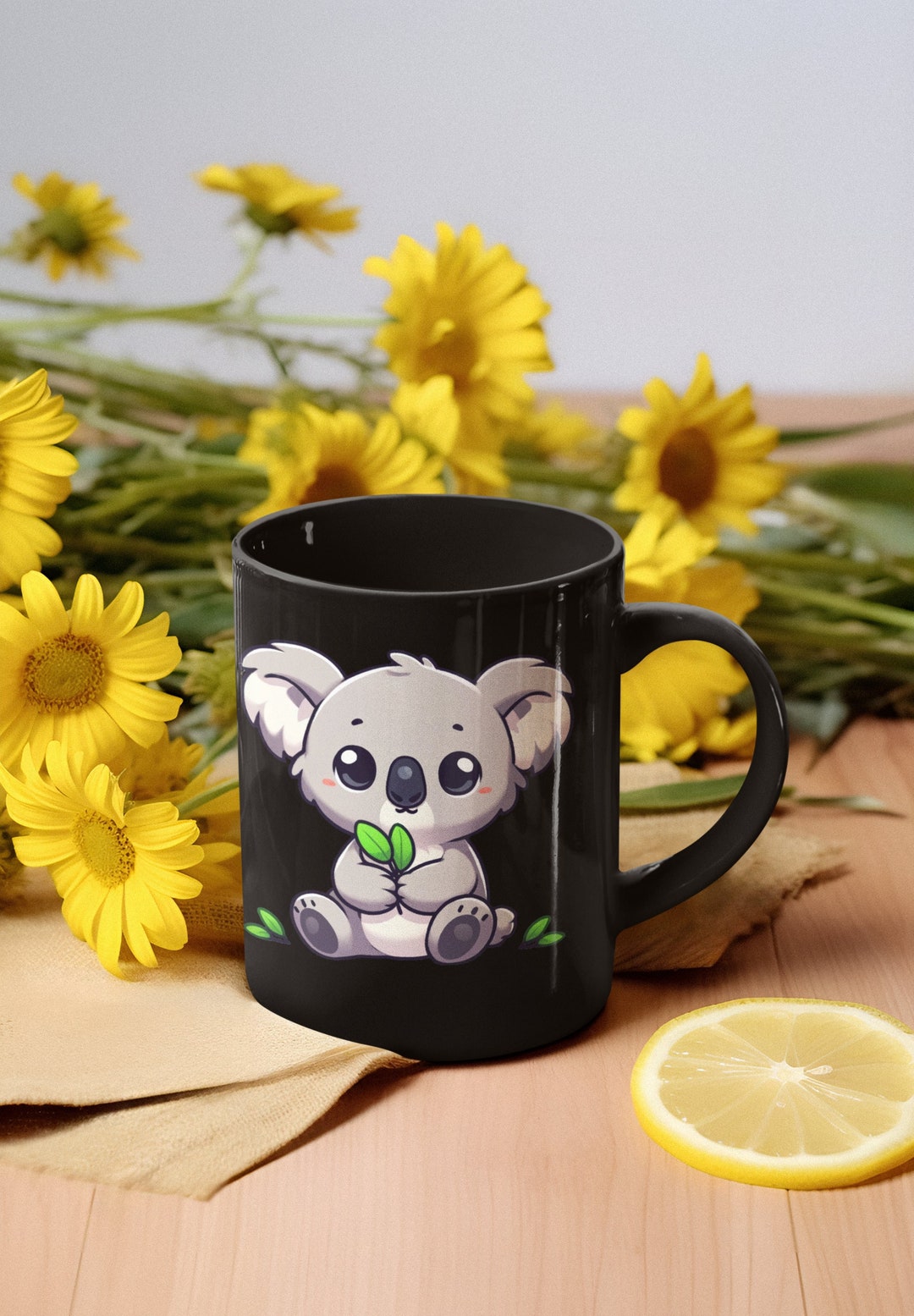 Cute and cuddly Koala Bear in a gum tree Stock Photo