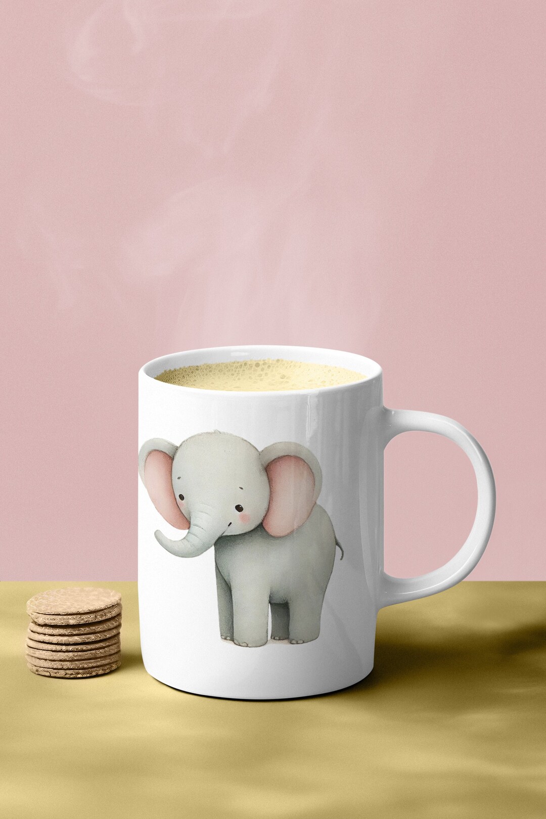 Mug enfant Eléphant & Lion main image 1