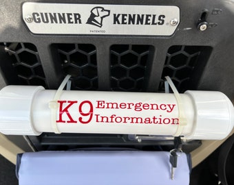 K9 Emergency Info Tube