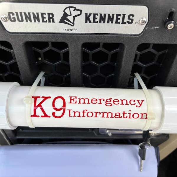 K9 Emergency Info Tube