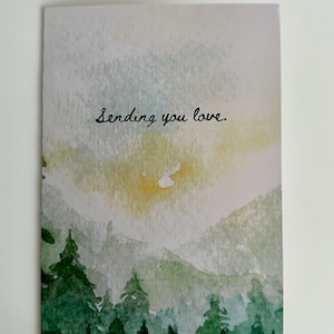 vous envoyer de l'amour | Carte de sympathie