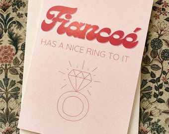 Fiancée Has a Nice Ring To It | Card