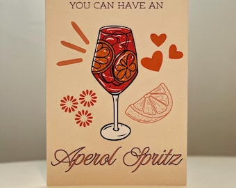 Aperol Spritz | Carte d'anniversaire