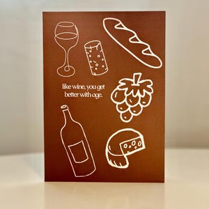 Aged to Perfection | Wine Birthday Card