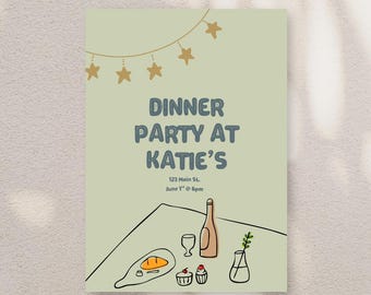 Dinner Party | Digital Card