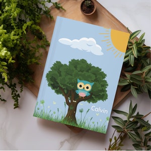 Personalized Children's Owl Journal, Sentimental and Thoughtful Student Gift