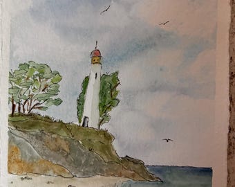 Aquarelle phare