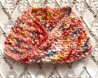 Hand Knit Doll Cowl