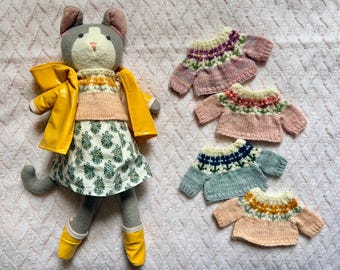 Hand Knit Sweater - Posies