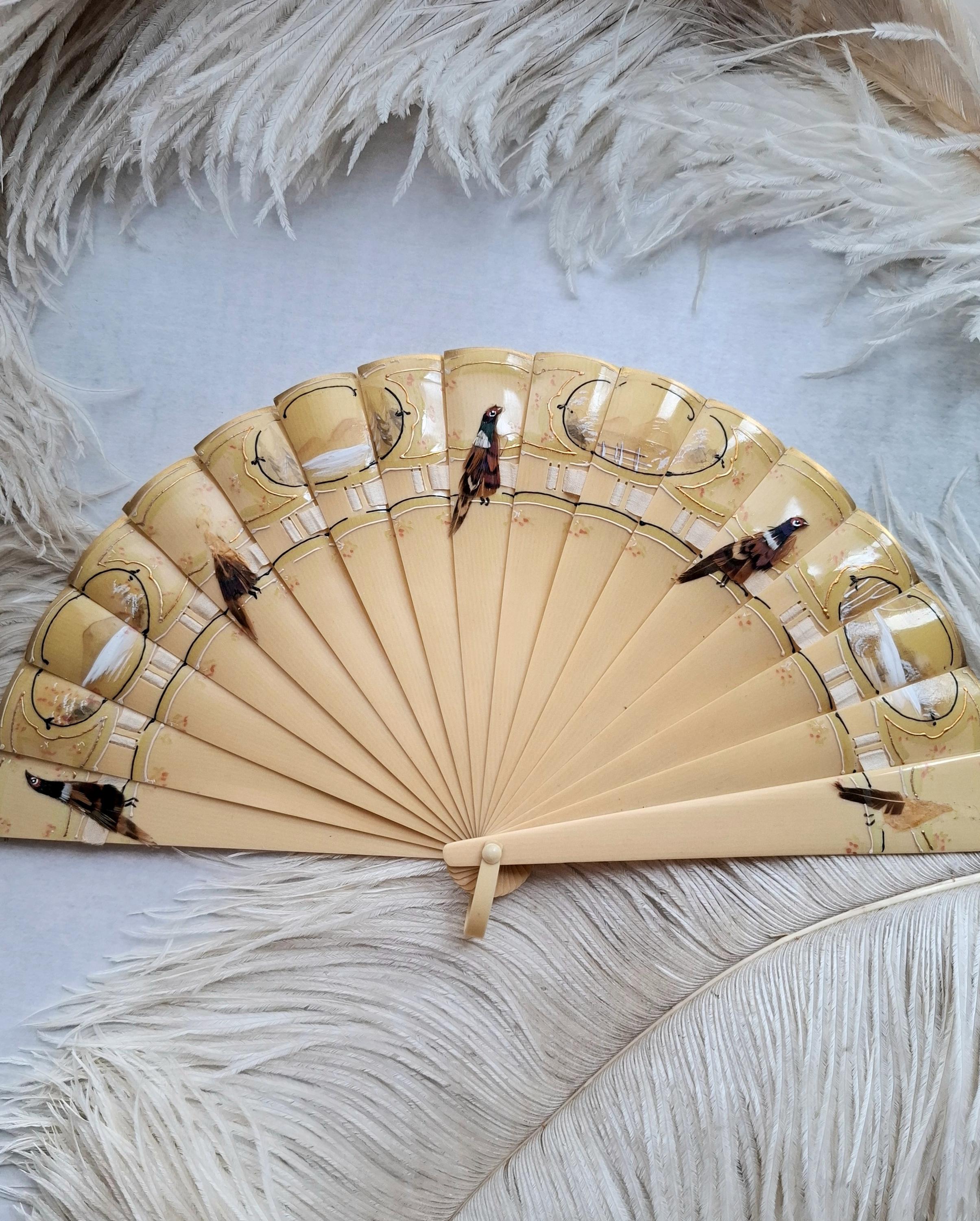 Antique Celluloid Fans - Etsy