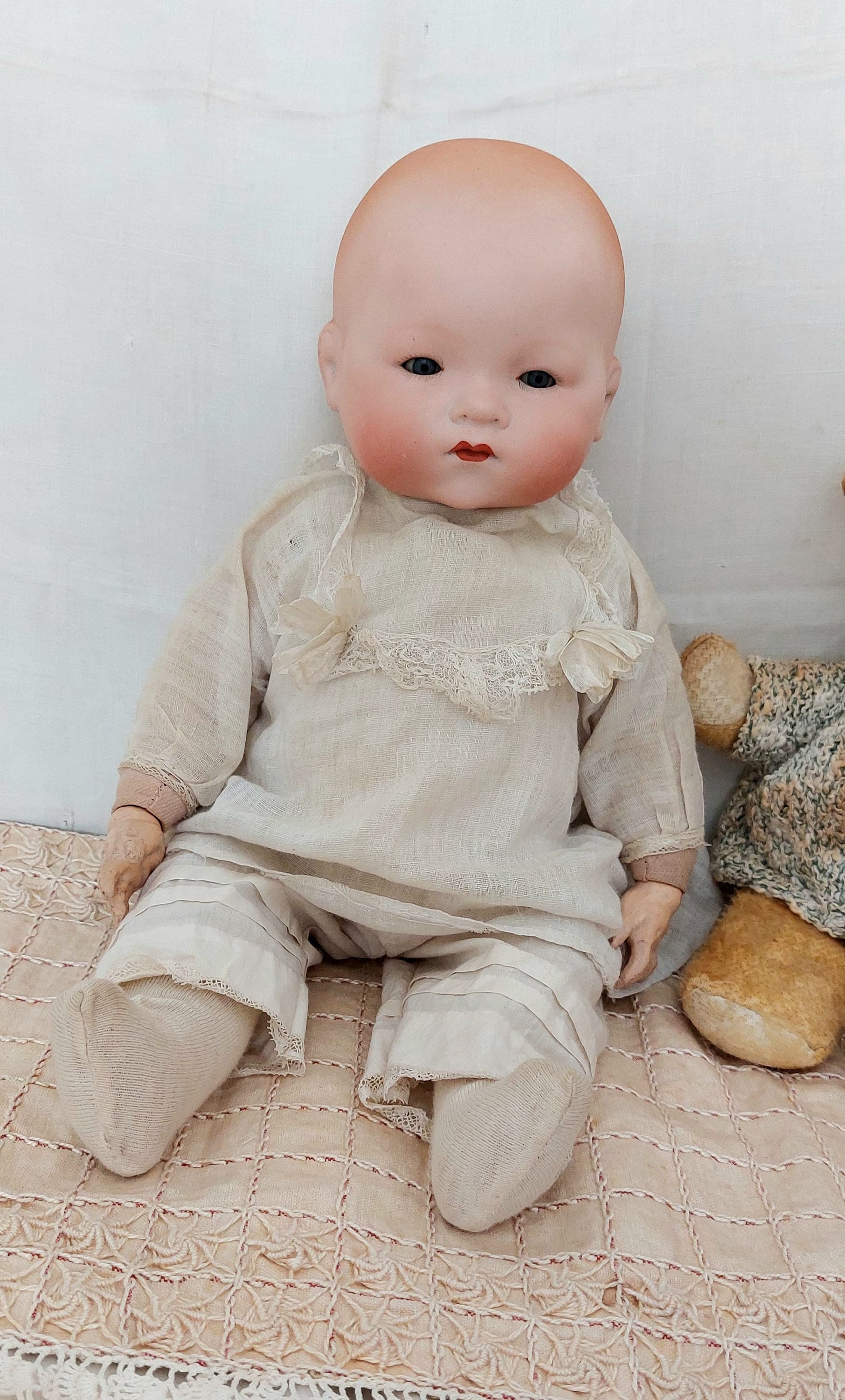 Poupée Ancienne Armand Marseille Dream Baby, Moule 351, 30 Cm, Collection