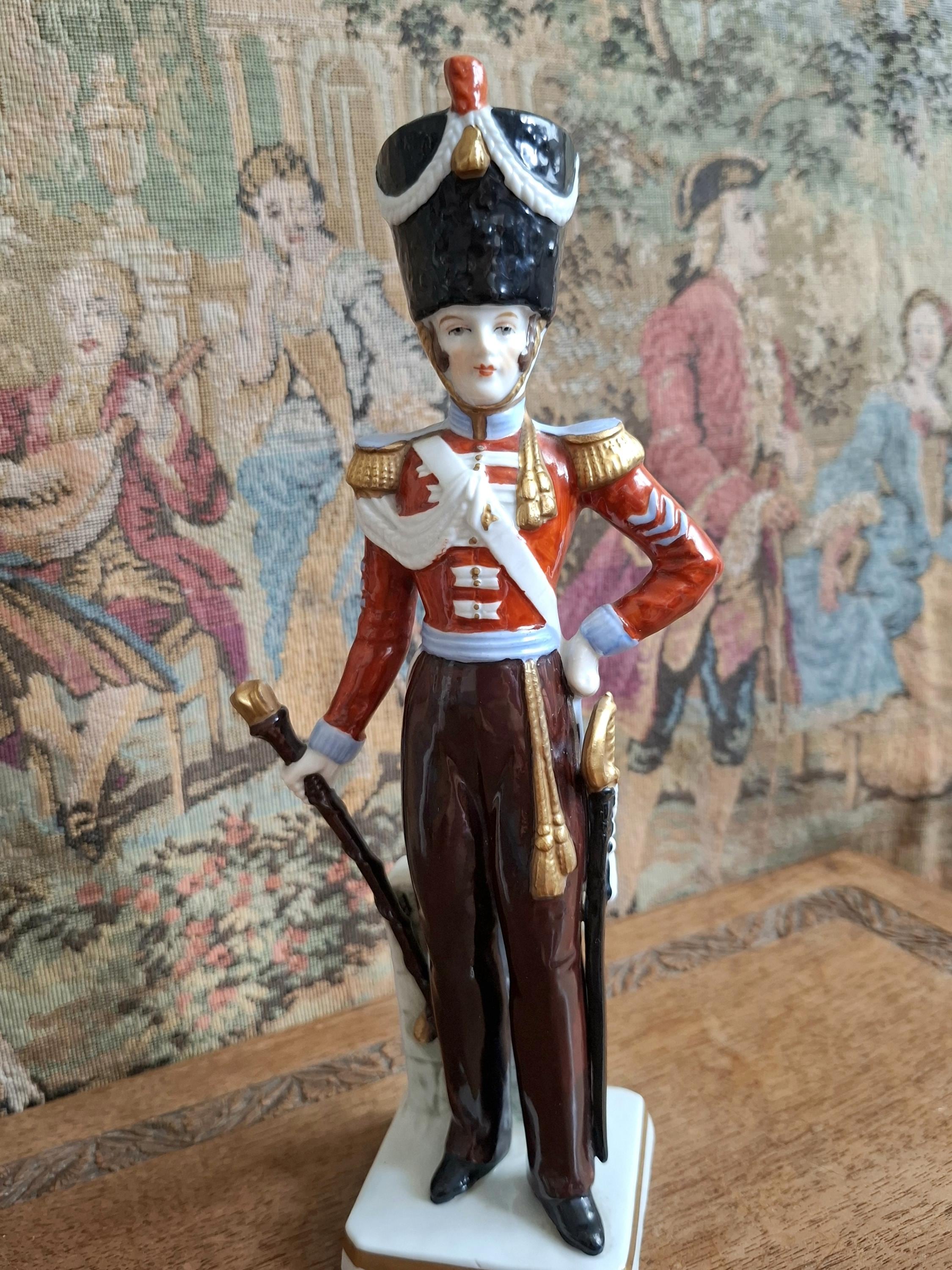 Porcelain British Soldier - Etsy