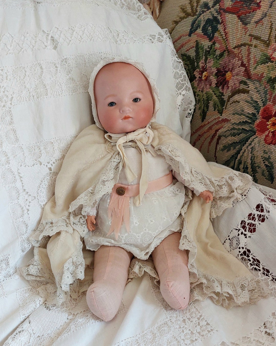 Antique Armand Marseille My Dream Baby Doll, 16'' German Bisque