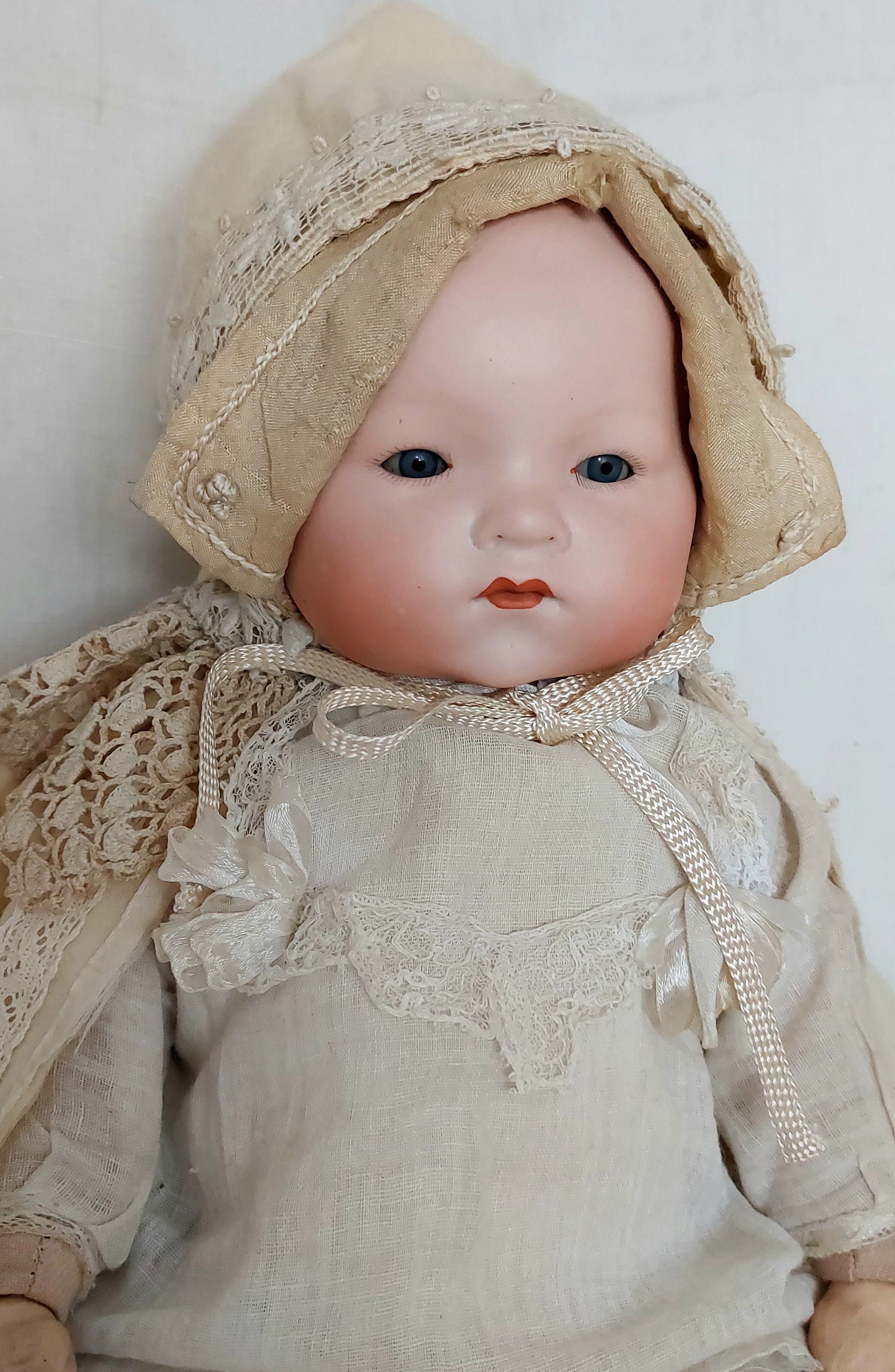 Poupée Ancienne Bébé Armand Marseille - Moule Dream Baby Noir 351 - 34 Cm