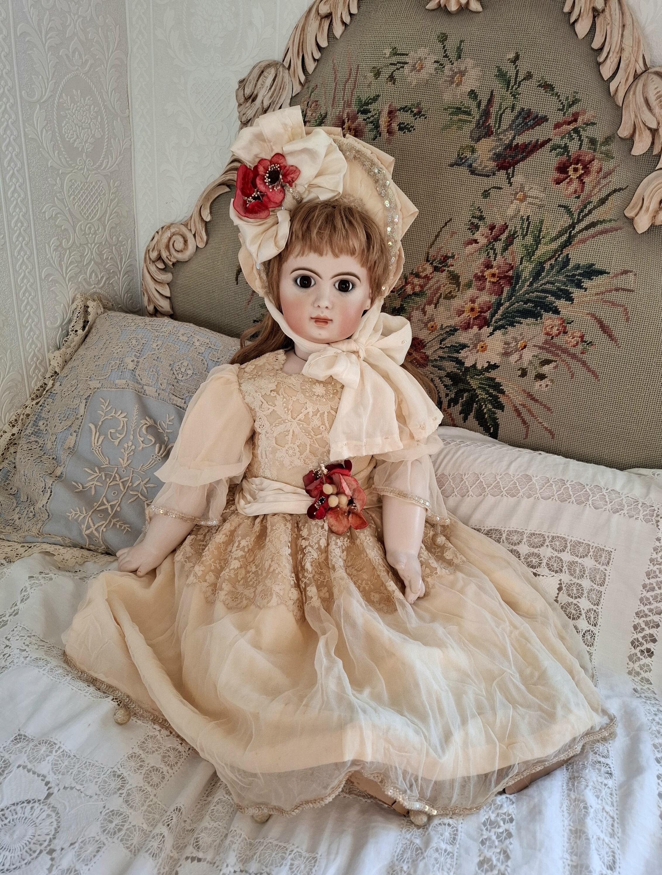Antique doll bonnet - Etsy 日本 Antique doll bonnet - Etsy 日本