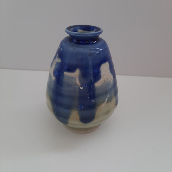 Mini vase bleu