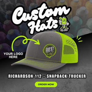 Custom Richardson 112 | Premium Quality Richardson 112 Hats | Custom Embroidery | Personalized Hats | Trucker Hat | Professional Headwear |