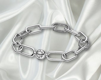 S925 Sterling zilveren Snake Chain armband-Pandora minimalistische bedelarmband in Sterling Zilver-perfect cadeau voor haar