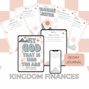 Finance Manager Journal, 28 Day Biblical Perspective on Wealth, Money Management Bible Study, Christian Wealth Principles, Stewardship