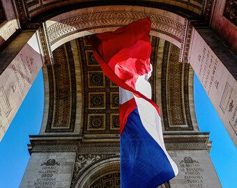 Arc de Triomphe Paris Photo Gifts: Champs-Elysees Landmark Poster