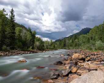 Colorado Photo Gifts: Animas River Durango San Juan National Forest Wall Art Poster