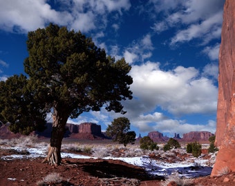 Monument Valley Print, Hunts Mesa, Navajo Nation, Desert Landscape