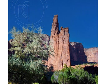 Spider Rock Canyon de Chelly Fine Art Photography Print - Navajo Nation Landscape