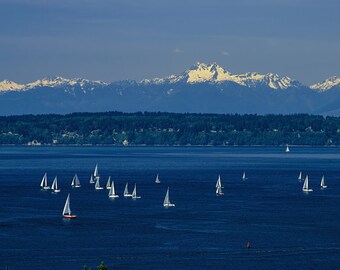 Olympic National Park Photo Gifts: Mt. Olympus Fine Art Print Landscape Nature Office Poster