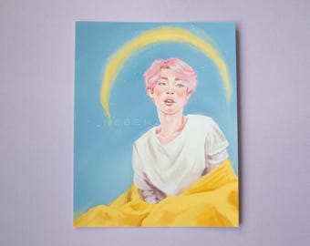 BTS ジミン - 「プリンス」をテーマにした絵：オリジナルファンアート