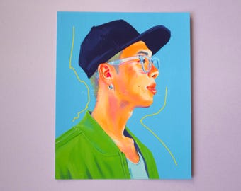 RM Pop Art - BTS - NamJoon - Kim Namjoon - Fine Art Print