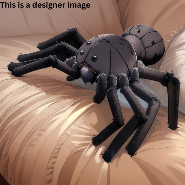 Creepy Crawly Spider Plushie Gift |Insect Sleeping Stuffed Pillow |Soft Decoration Plushie Toy|Gothic Decor for Room | Birthday Gift for Him