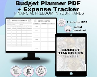 Budget Planner PDF | Monthly Finance Spreadsheet (Digital Download)