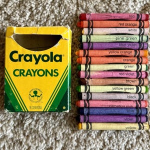 Vintage Torch Red Crayola Crayon - Etsy Ireland