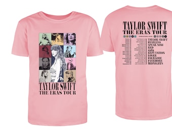 T-shirts des fans de la tournée Taylor Swift Eras 2024 pour adultes et enfants, différentes couleurs
