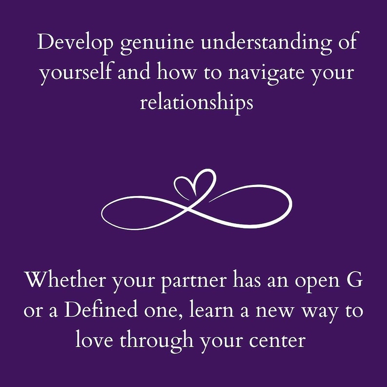 Human Design: How to Navigate the World With an Open G Center - Etsy