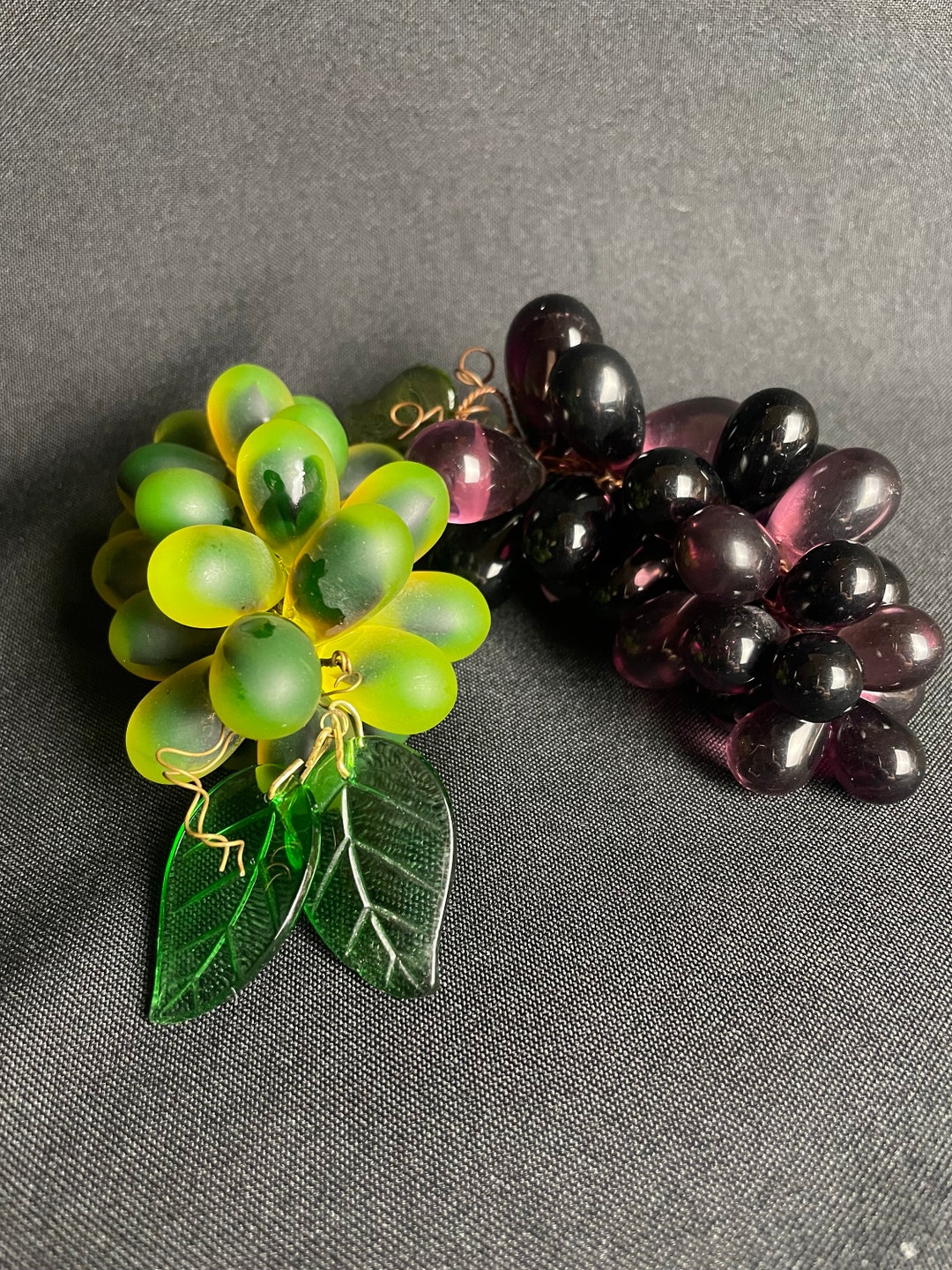 Vintage Murano Glass Grapes: Italian Wine Decor Centerpiece - Etsy ...