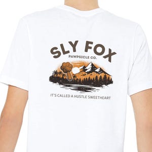 Sly Fox Pawpsicle Co. Disney Zootopia Nick Wilde Premium Unisex Crewneck T-shirt Bella Canvas 3001 immagine 2