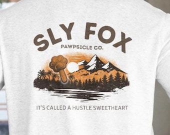 Sly Fox Pawpsicle Co. Disney Zootopia Nick Wilde Premium Unisex Rundkrage T-shirt Bella Canvas 3001