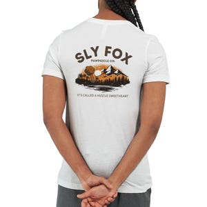 Sly Fox Pawpsicle Co. Disney Zootopia Nick Wilde Premium Unisex Crewneck T-shirt Bella Canvas 3001 immagine 7