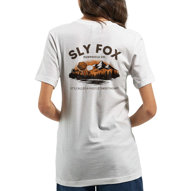 Sly Fox Pawpsicle Co. Disney Zootopia Nick Wilde Premium Unisex Crewneck T-shirt Bella Canvas 3001 immagine 6