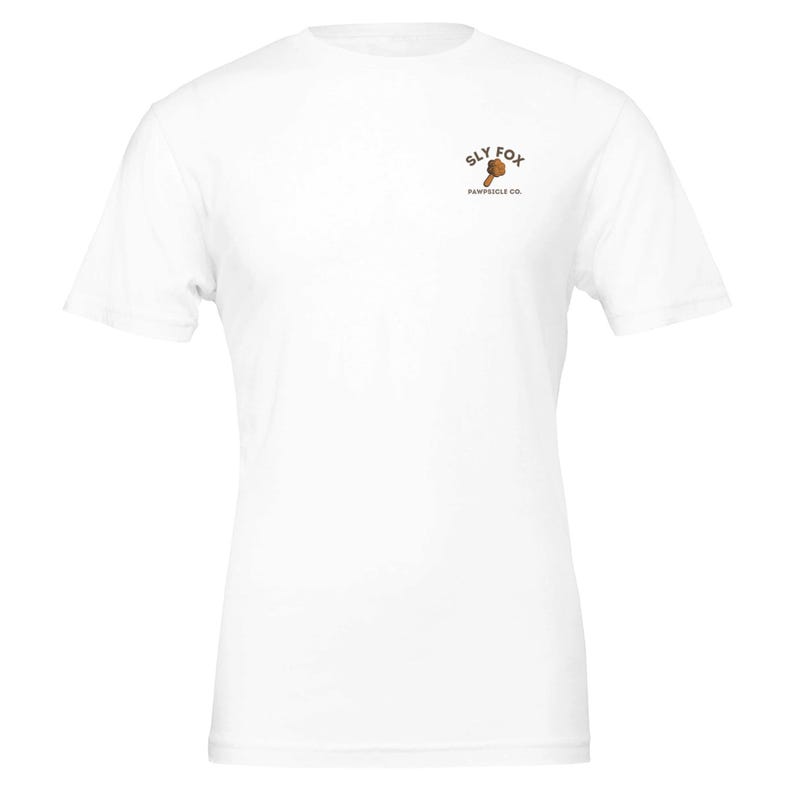 Sly Fox Pawpsicle Co. Disney Zootopia Nick Wilde Premium Unisex Crewneck T-shirt Bella Canvas 3001 immagine 4