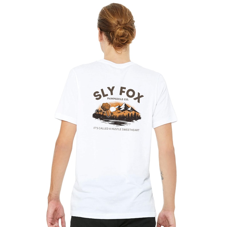 Sly Fox Pawpsicle Co. Disney Zootopia Nick Wilde Premium Unisex Crewneck T-shirt Bella Canvas 3001 immagine 2