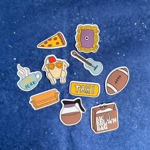 Lot de 10 petits stickers Friends