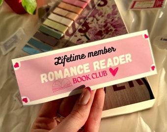 Marque-page Romance reader book club