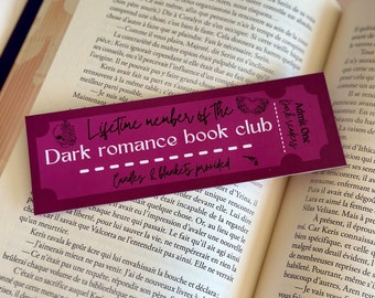 Marque-page Dark romance book club