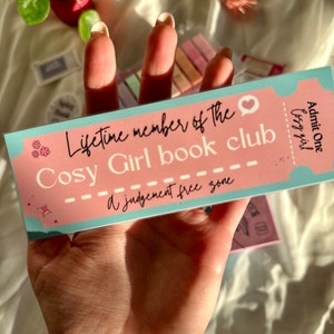 Cozy girl book club bookmark image 4