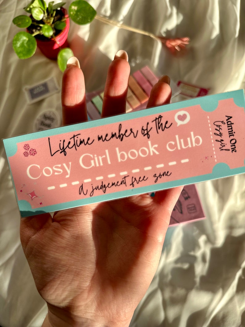 Cozy girl book club bookmark image 4